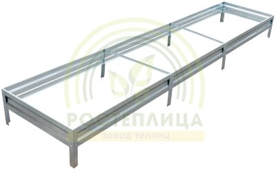Оцинкованные грядки высотой 20 см