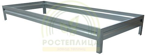 Оцинкованные грядки высотой 15 см