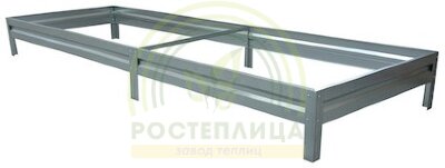 Оцинкованные грядки высотой 15 см