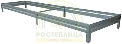 Оцинкованные грядки высотой 15 см