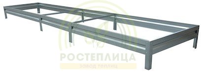 Оцинкованные грядки высотой 15 см