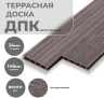 Террасная доска из ДПК 3D двухсторонняя 24х146мм Венге