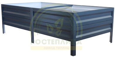 Грядки с полимерным покрытием высотой 40 см