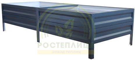 Грядки с полимерным покрытием высотой 40 см