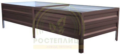 Грядки с полимерным покрытием высотой 40 см