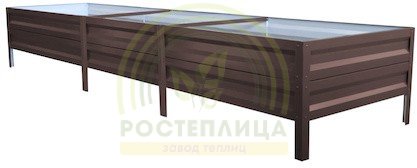 Грядки с полимерным покрытием высотой 40 см