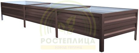 Грядки с полимерным покрытием высотой 40 см