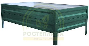 Грядки с полимерным покрытием высотой 40 см
