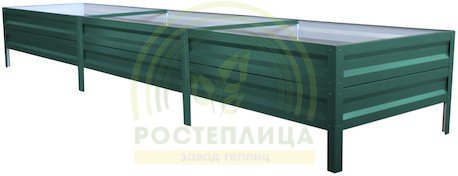 Грядки с полимерным покрытием высотой 40 см