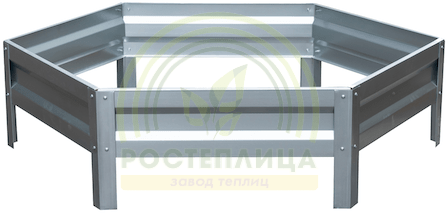 Клумбы шестигранные